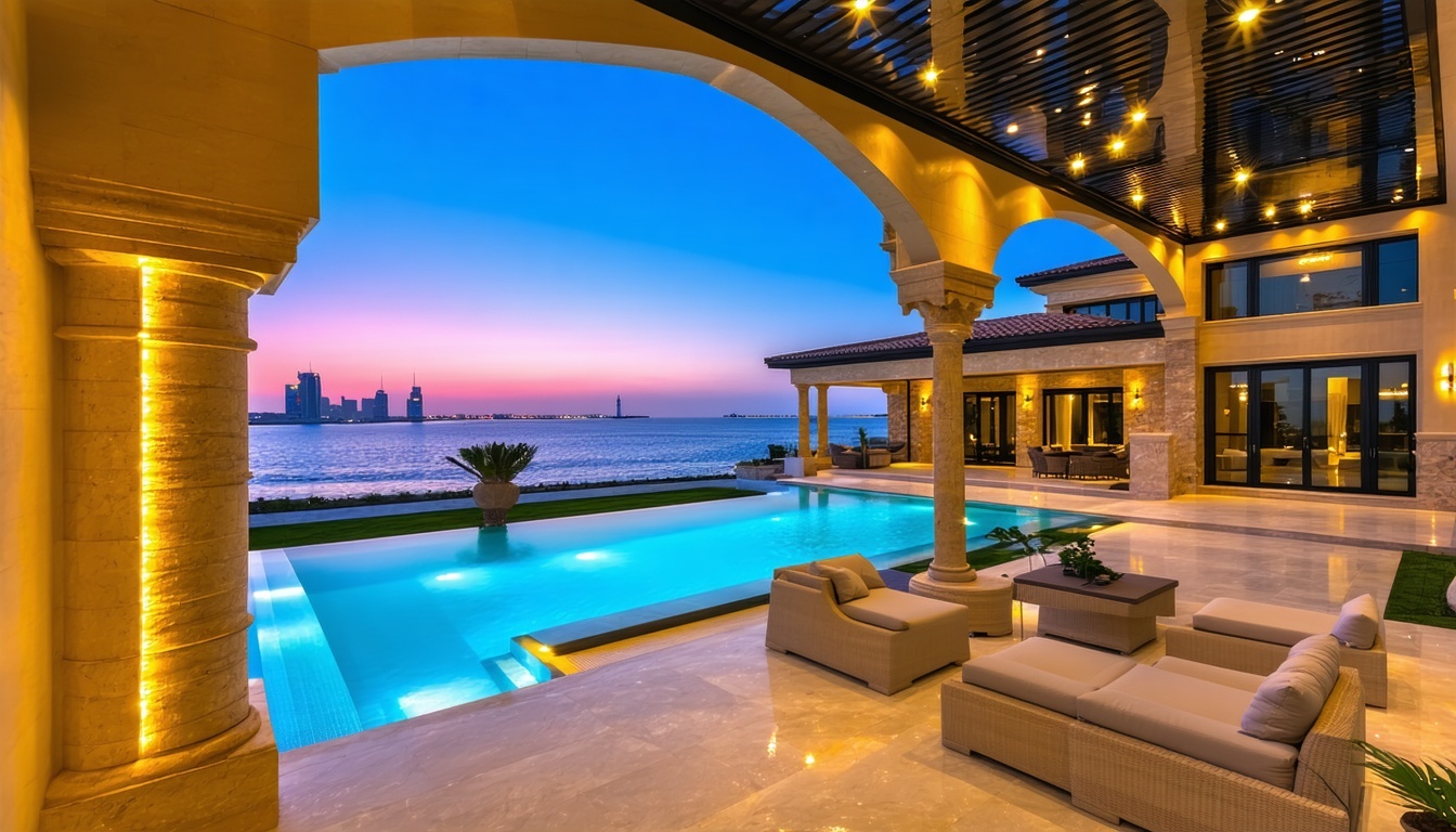 Luxurious villa with private pool in Dubai